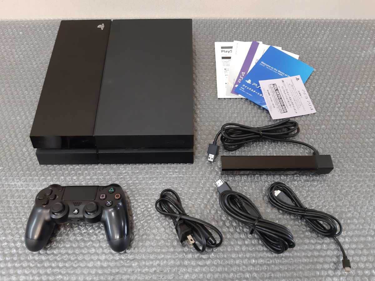Used]CUH-1000A for PS4 jet black 500GB camera bundling - BE