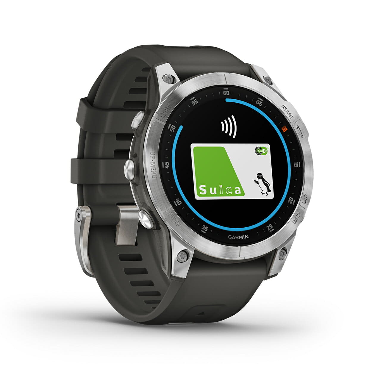New]gaminepikkusu epix Steel Graphite 010-02582-05 GARMIN smart 