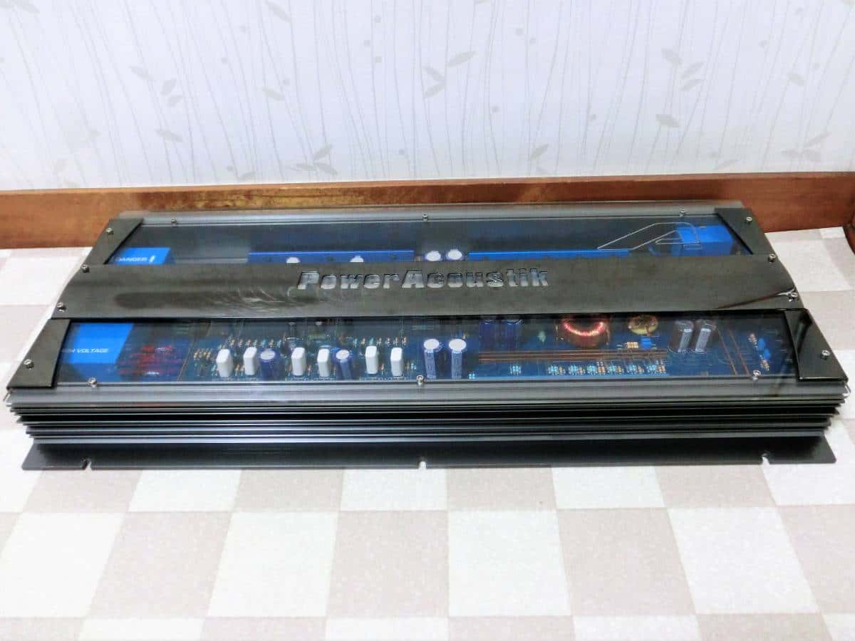 Power Acoustik FI2X-820 パワーアンプ パワアコ 外向き パワーアコースティック Power Acoustik 2ch パワー FIRE&ICE FI2X