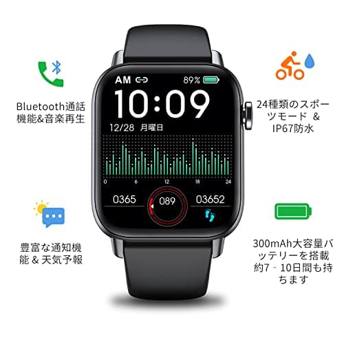 [New]2023 debut 1.72 inches HD Bluetooth5.2 24 kinds mode receipt ...