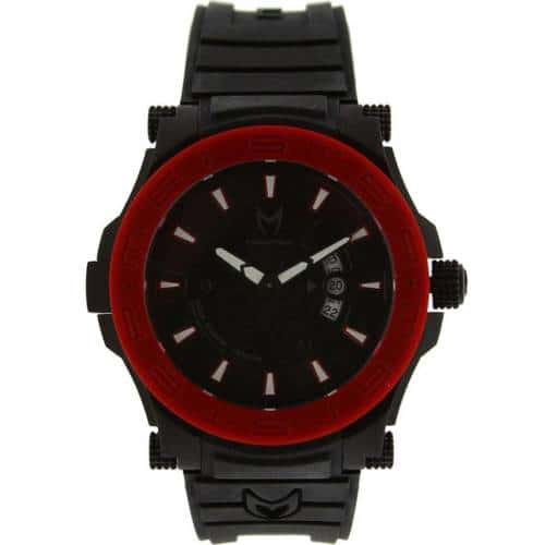[New]Meister Prodigy clock red red rubber black Black mens WATCH RED