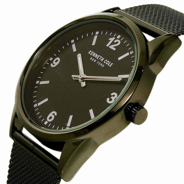 Kenneth Cole New York Orologio da Polso Uomo Analogico Quarzo Pelle