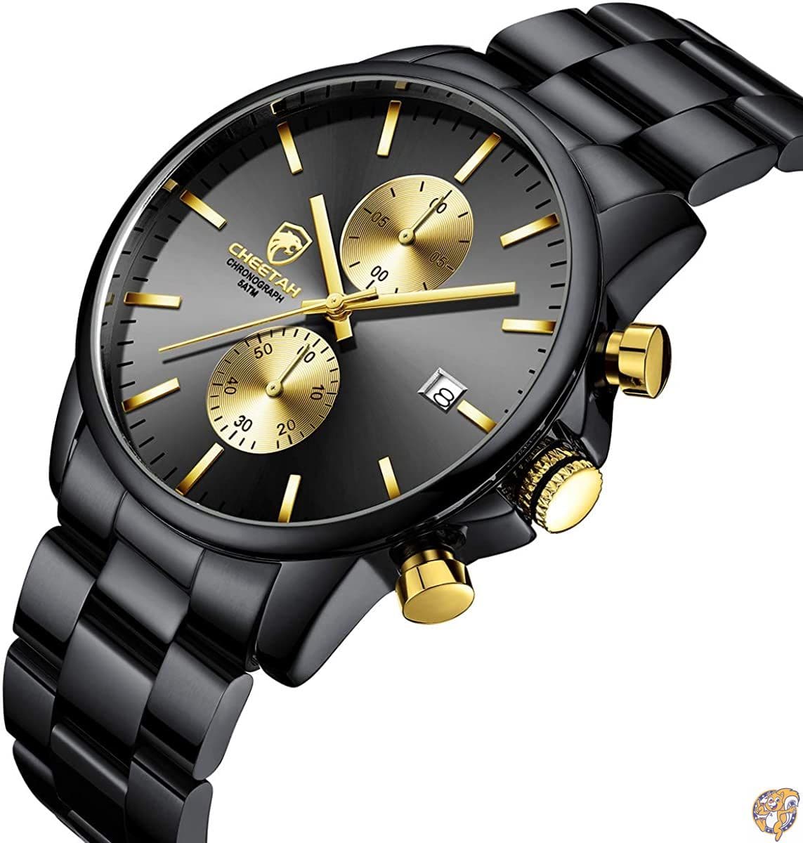 [New]GOLDEN HOUR fashion industry mens stainless steel waterproofing ...