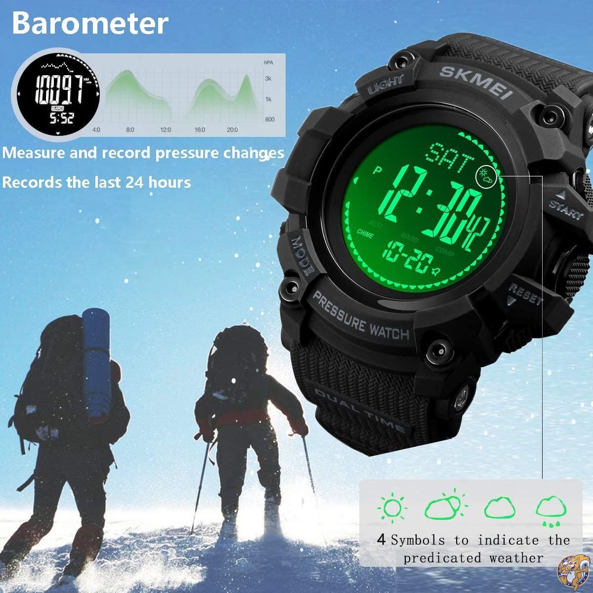 altimeter barometer thermometer thermometer military army waterproofing outdoor