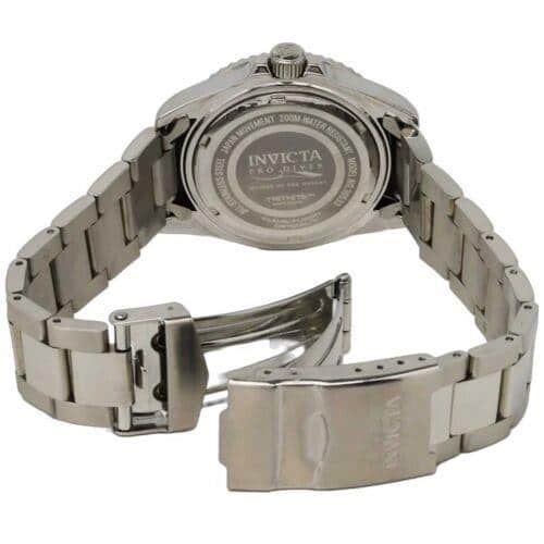 Invicta 33515 Orologio Uomo Casual - Quarzo, Cassa 45mm Acciaio, Cinturino Pelle Nera, Quadrante Blu, Impermeabile 10 ATM