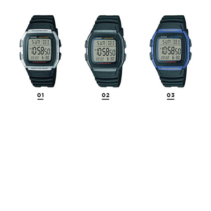 [New]CASIO STANDARD Casio standard clock mens Ladies digital calendar ...