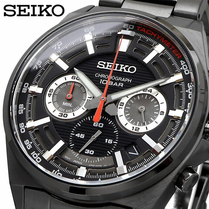 New]All 2/15 our store article & SEIKO SEIKO clock Chronograph tachymeter  100M waterproofing mens SSB399P1 - BE FORWARD Store