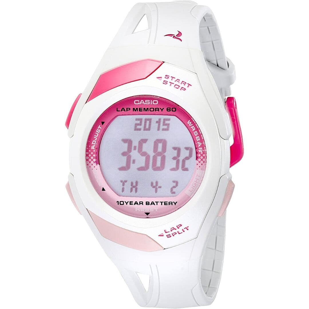 [New][Casio] casio STR-300-7 pink & white mens Ladies club activities ...