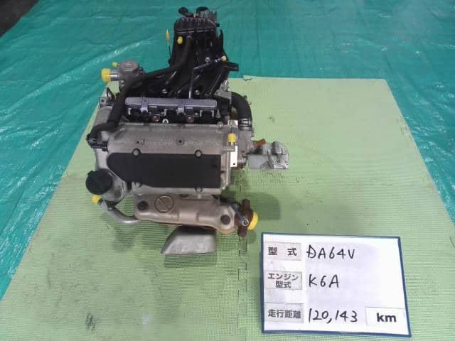 [Used]K6A Engine SUZUKI Every 2013 EBD-DA64V - BE FORWARD Auto Parts