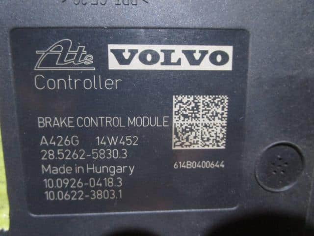 [Used]ABS Actuator VOLVO Volvo 60 series 2015 CBA-DB6304TXC 31400546 ...