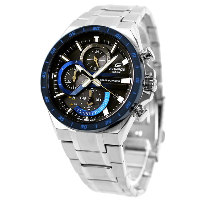 [New]EDIFICE edifisusora EQS-920DB-2A mens Casio casio analog Black ...