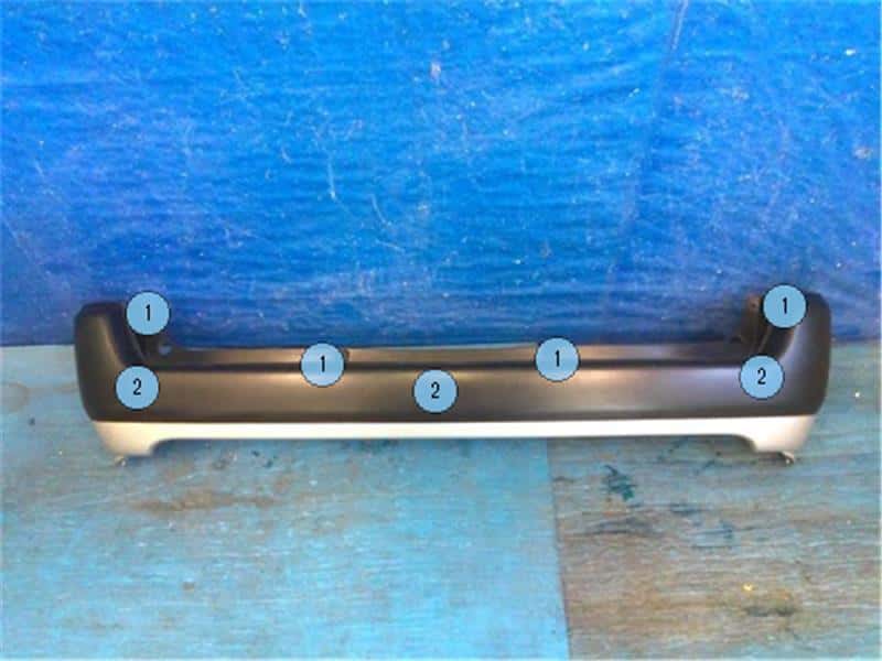[Used]Rear Bumper Assembly TOYOTA Probox Van 2015 DBE-NCP165V - BE ...
