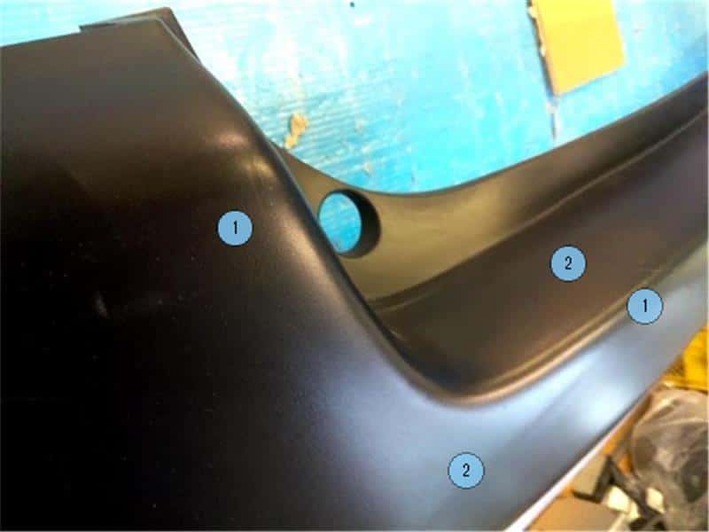 [Used]Rear Bumper Assembly TOYOTA Probox Van 2015 DBE-NCP165V - BE ...