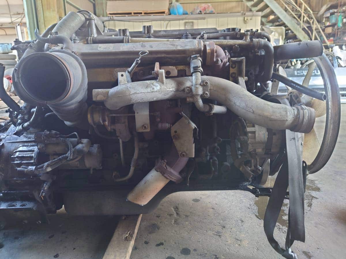[Used]6M60 4AT1 Engine Mitsubishi Fuso fighter PA-FK61F best output ...