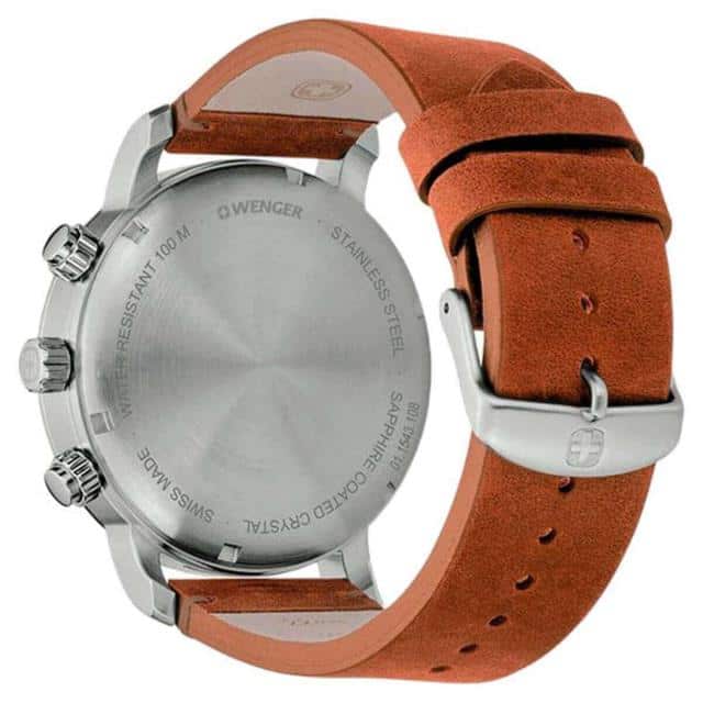 HAMILTON OROLOGIO SOLO TEMPO KHAKI FIELD MECHANICAL IN ACCIAIO CINTURINO PELLE MARRONE