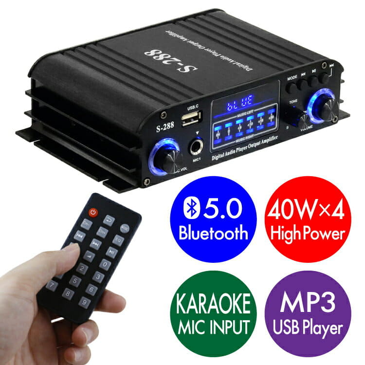 [New]LPS288 mounted with a 4ch Audio Amplifier 4*40W general-purpose ...