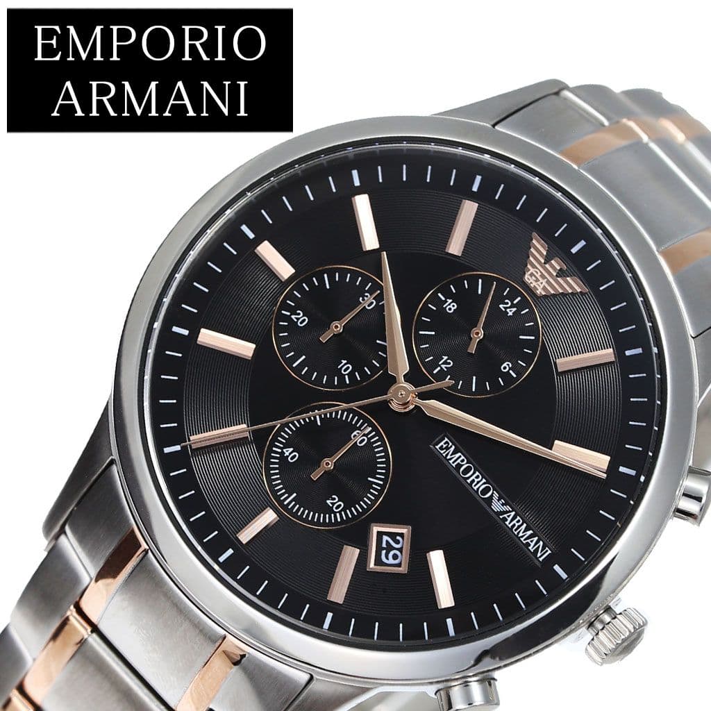[New][57%OFF 33,550 yen - pull] Emporio Armani EMPORIO ARMANI clock ...