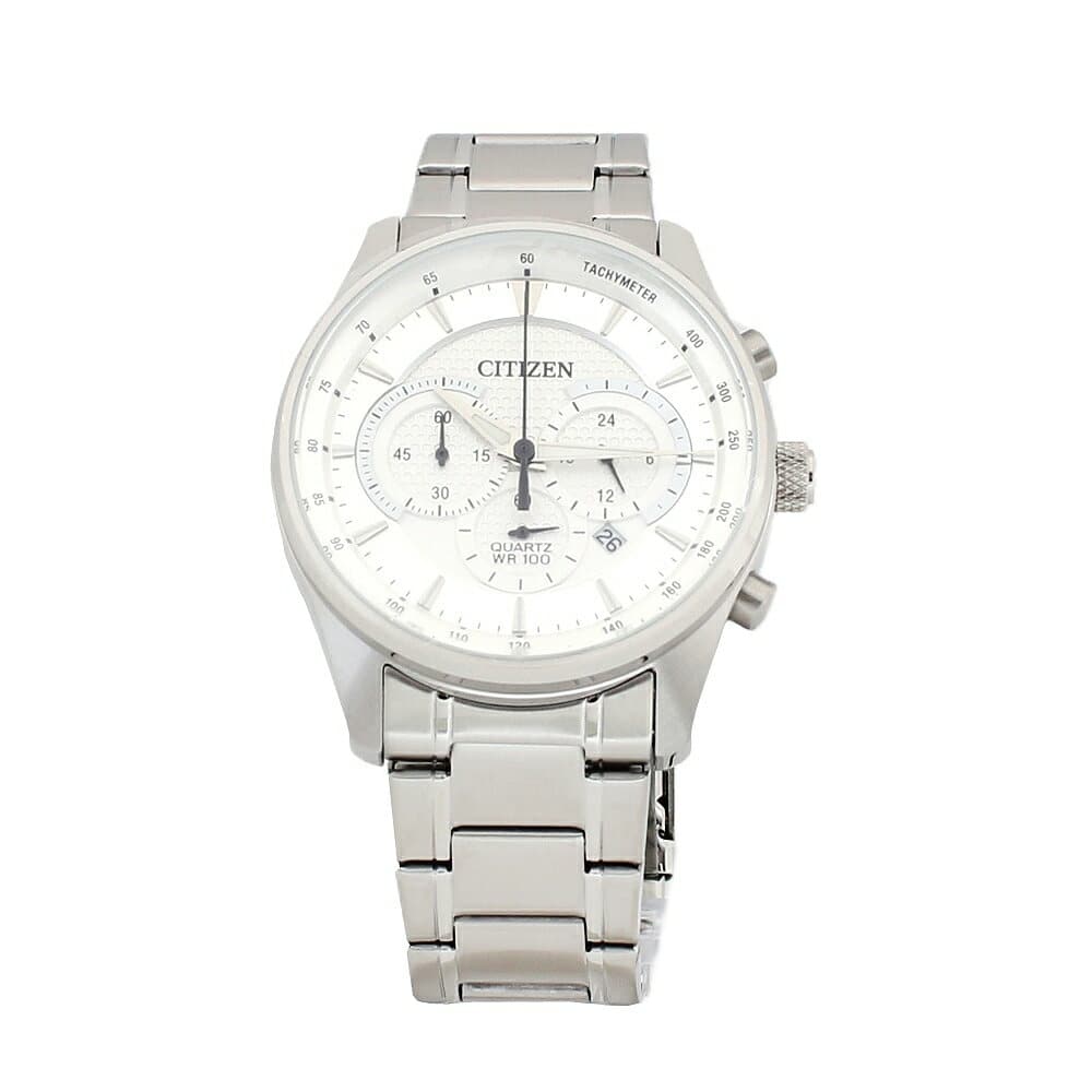 [New]CITIZEN Citizen AN8190-51A mens quartz white silver - BE FORWARD Store