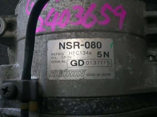 [Used]A/C Compressor HONDA Fit 2007 DBA-GD1 38810PWAJ12 - BE FORWARD ...