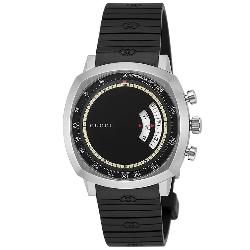 [New]Gucci GUCCI clock grip GRIP mens YA157301 Black high quality - BE ...