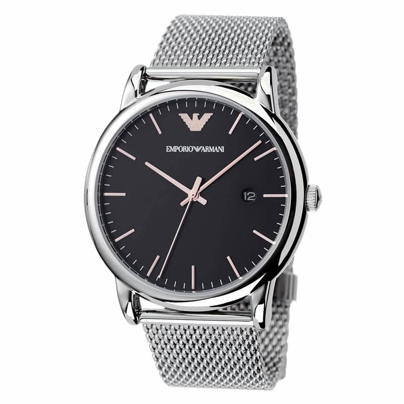 [New]Emporio Armani clock EMPORIO ARMANI Luigi LUIGI mens Black AR11272 ...