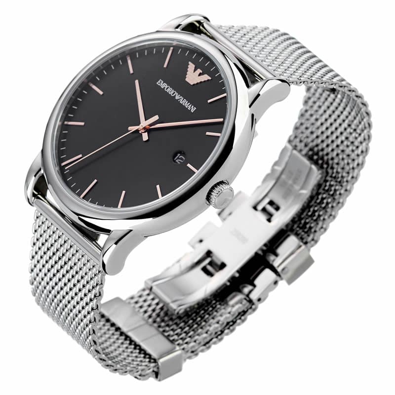 [New]Emporio Armani clock EMPORIO ARMANI Luigi LUIGI mens Black AR11272 ...