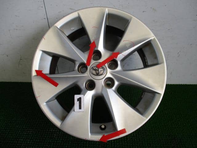 ベルポラ　アルファ Giulia 60mm Black/white wheel badge SET (OEM ALFA)