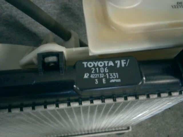 Used]Radiator TOYOTA Platz 2003 UA-NCP16 1640021060 BE FORWARD Auto Parts