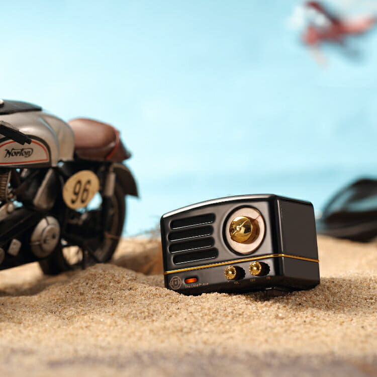 [New]15 times MUZEN OTR metal Bluetooth speaker Black | compact speaker ...
