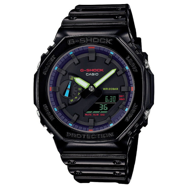 [New]G-SHOCK G-SHOCK Black GA-2100RGB-1AJF Casio G-Shock virtual ...