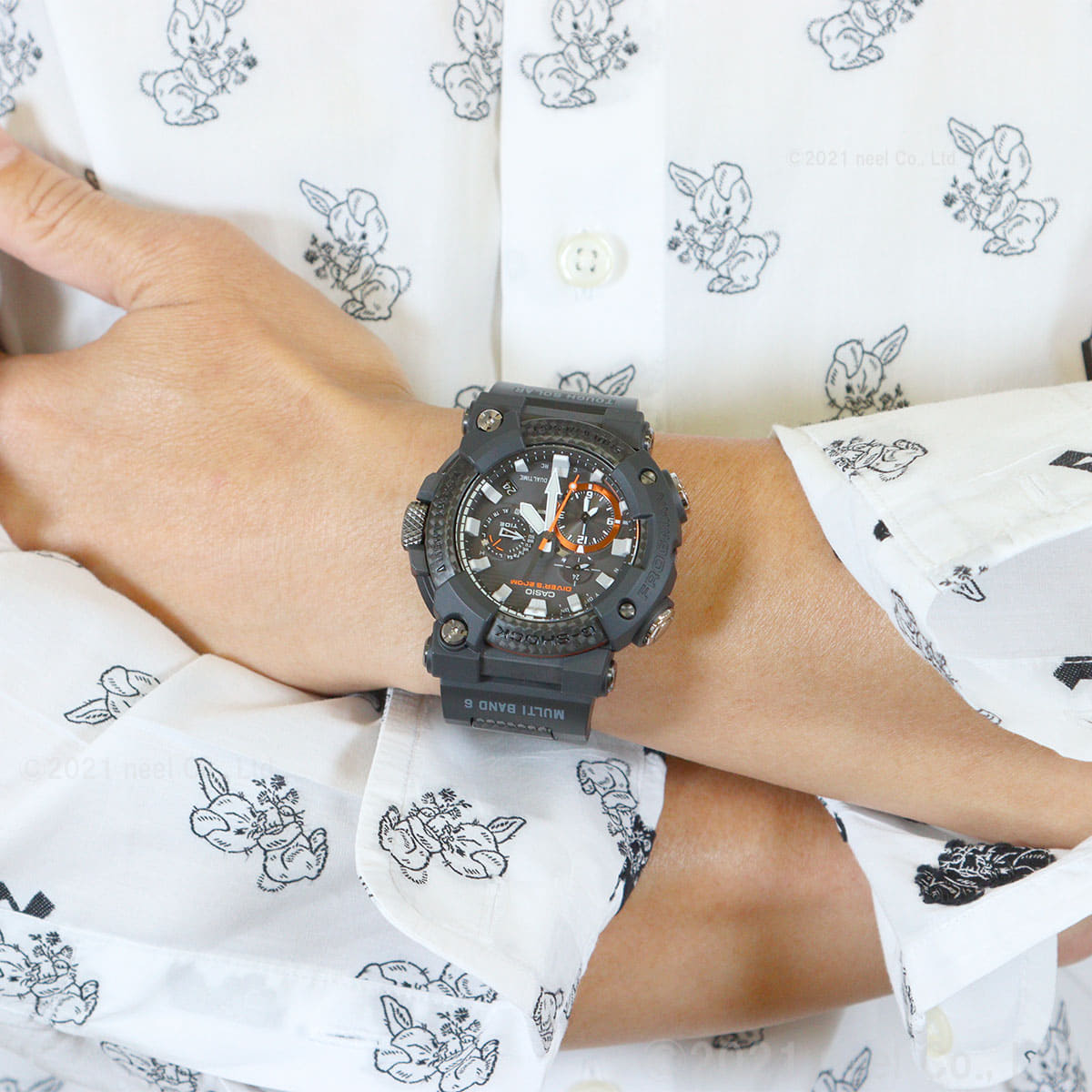 New]up to 37 times! G-SHOCK Electric wave solar frogman GWF 