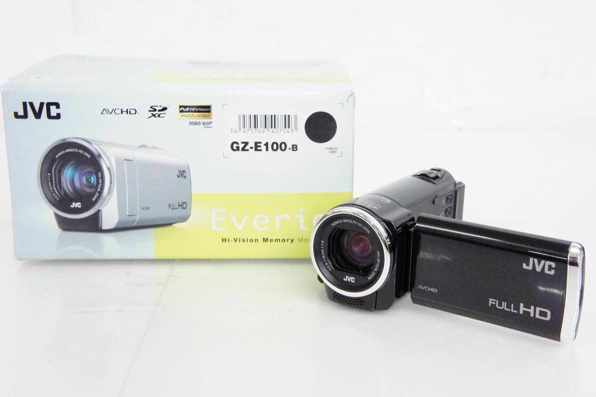 Used]JVC Victor Victor Everio digital movie GZ-E100-B video camera