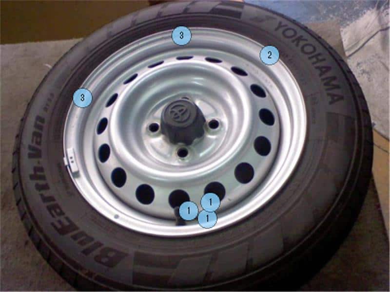 [Used]Tire&Wheel Assembly TOYOTA Probox Van 2019 DBE-NSP160V 4261152A50 ...