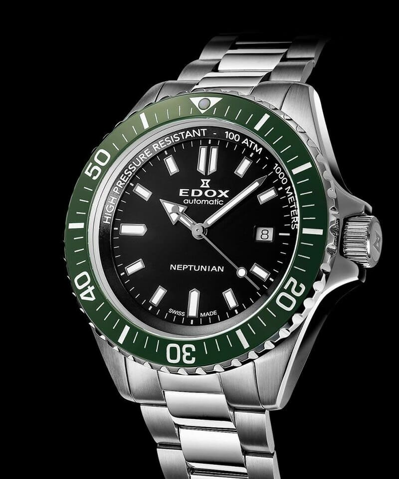 New]loan edokkusunepuchunianotomatikku Automatic winding mens EDOX