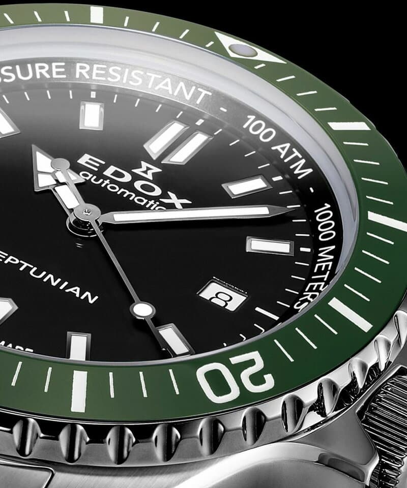 New]loan edokkusunepuchunianotomatikku Automatic winding mens EDOX