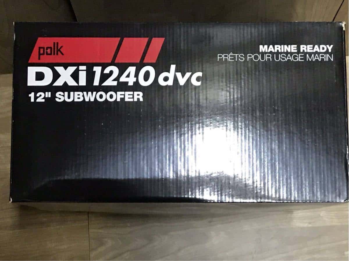 [Used]Polk audio DXI 1240 dvc 12 inches 30 centimeters subwoofer 4Ωx2