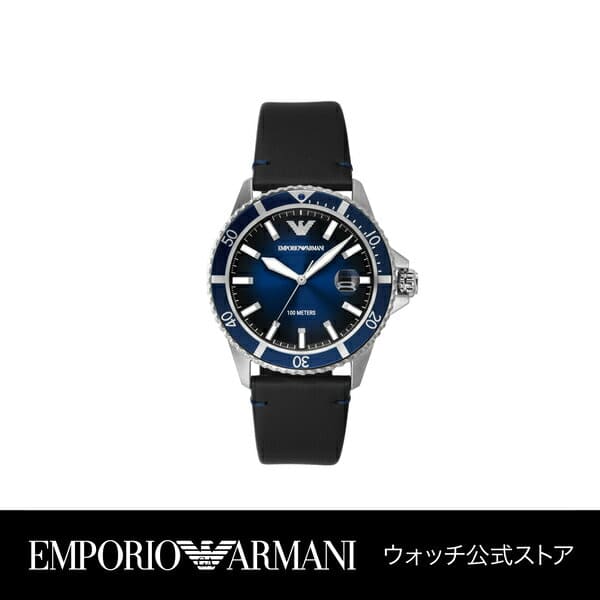 [New]Emporio Armani analog quartz mens Black leather AR11516 2023 ...
