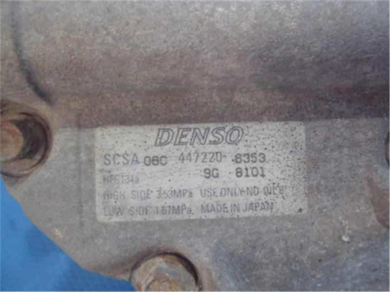 [Used]A/C Compressor TOYOTA Corolla Runx 2005 CBA-NZE124 883201A550 ...
