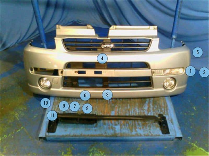 [Used]Front Bumper SUBARU Pleo 2006 TA-RA1 BE FORWARD