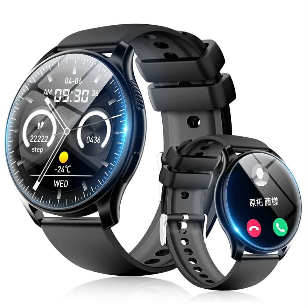 [New]Smart round shape 2023 debut 1.32 inches &Bluetooth call function ...