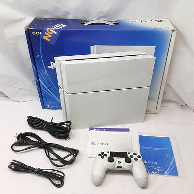 Sony PlayStation 4 PS4 CUH-1100AB02 500GB Glacier White SET Console w/o BOX