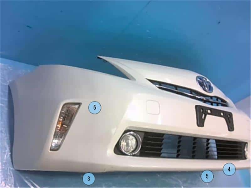 Used]Front Bumper TOYOTA Prius Alpha 2013 DAA-ZVW40W 5211947240A1