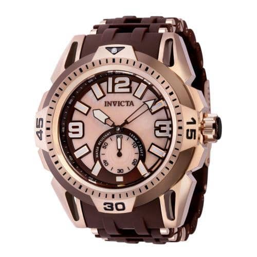 [New]Invicta Men's IN-43841 52mm Pink Mother-of-Pearl Dial Quartz Watch ...