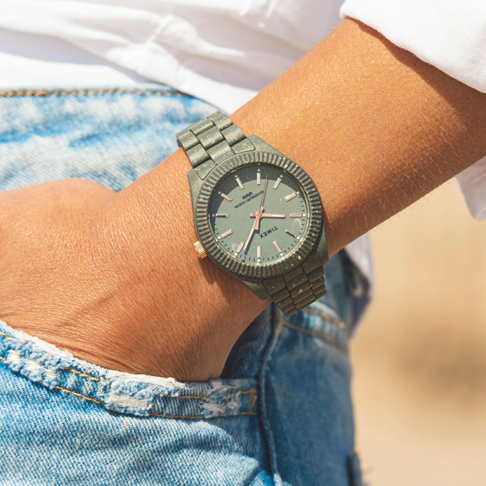 [New]TIMEX Timex Waterbury ocean 37mm quartz unisex gray TW2V33000 ...