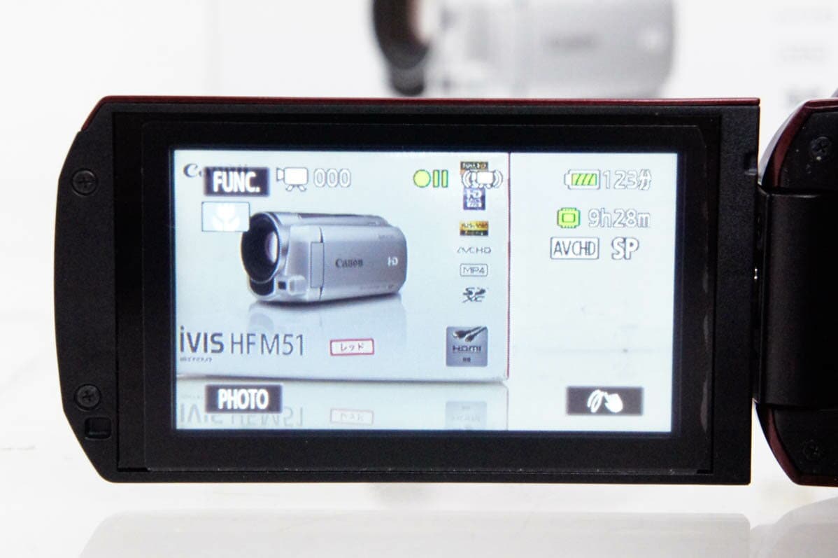 Used]Canon CANON hi-vision digital video camera memory type iVIS