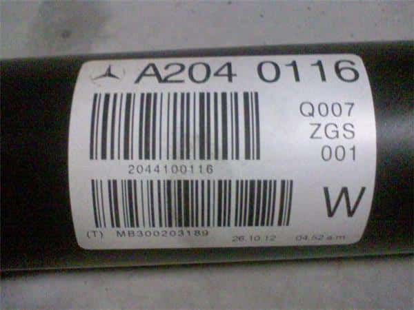 [Used]Rear Propeller Shaft MERCEDES-BENZ Benz c class 2014 DBA-204349 ...