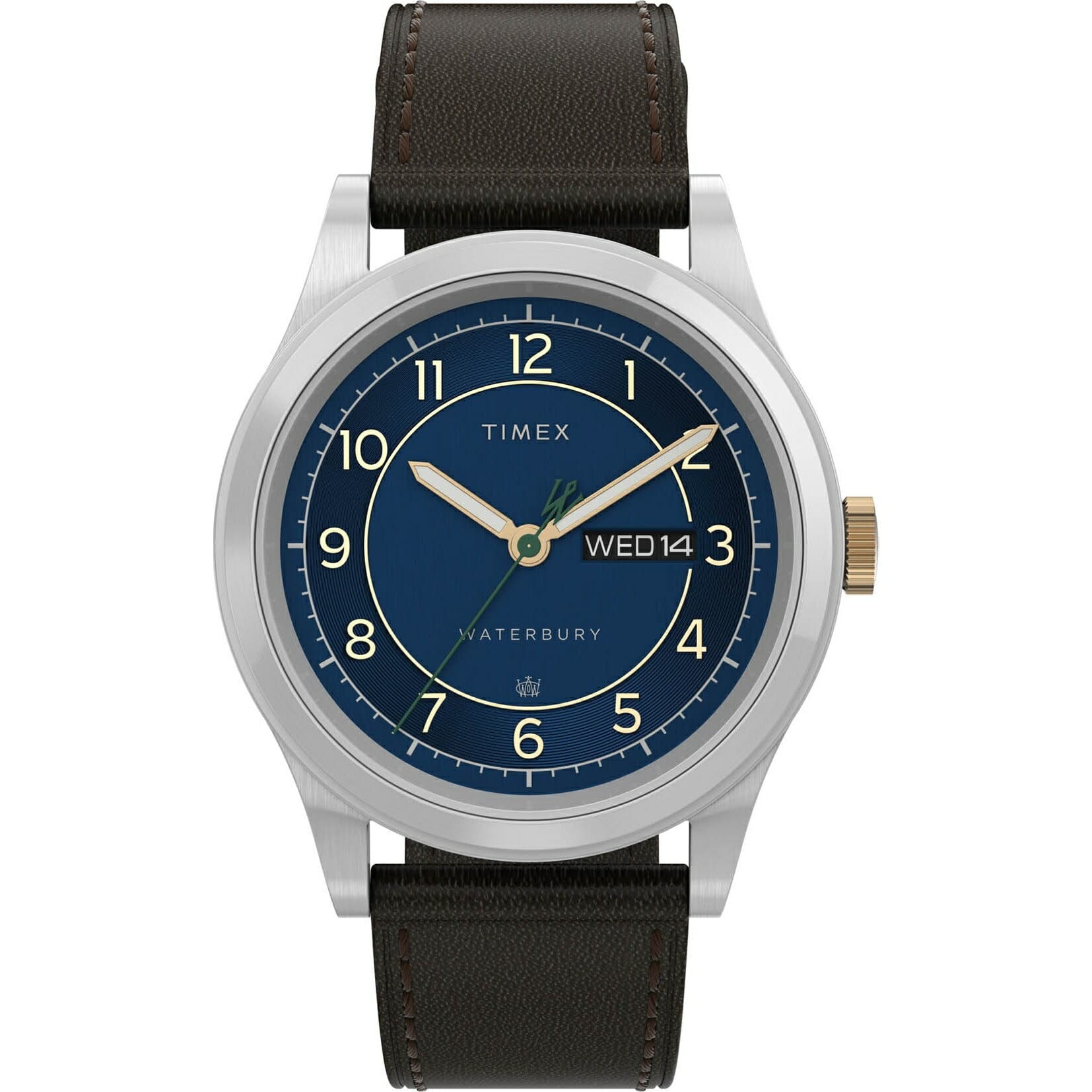 [New]TIMEX Timex Waterbury traditional D date quartz mens blue ...