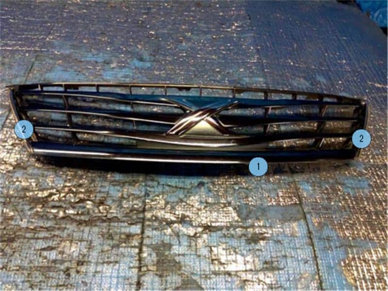 [Used]Radiator Grille TOYOTA Mark X 2009 DBA-GRX120 5310122650 - BE ...