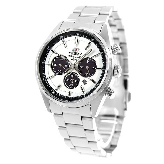 New Orient Neo Seventy Solar Wv0041tx Chronograph Milky White Orient