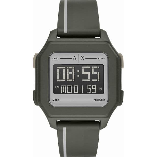 [New]Armani exchange clock Armani Exchange mens Shell digital watch AX2953 BE FORWARD Store